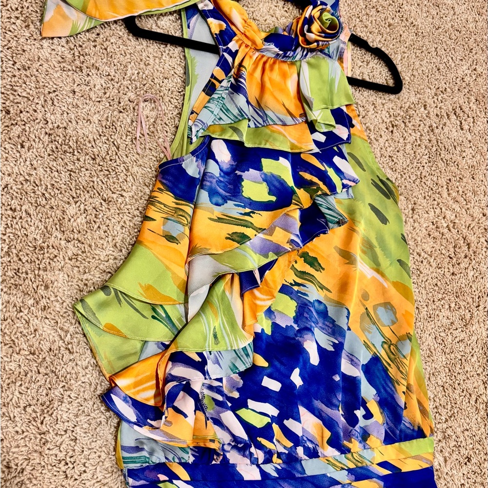 Arden B Multicolor Floral Top